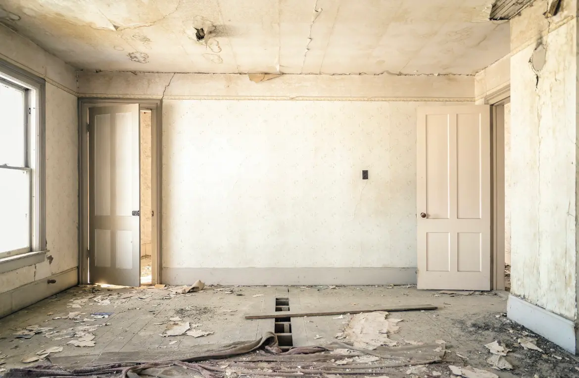 Waste disposal crew managing a cleanout project in Elkhorn